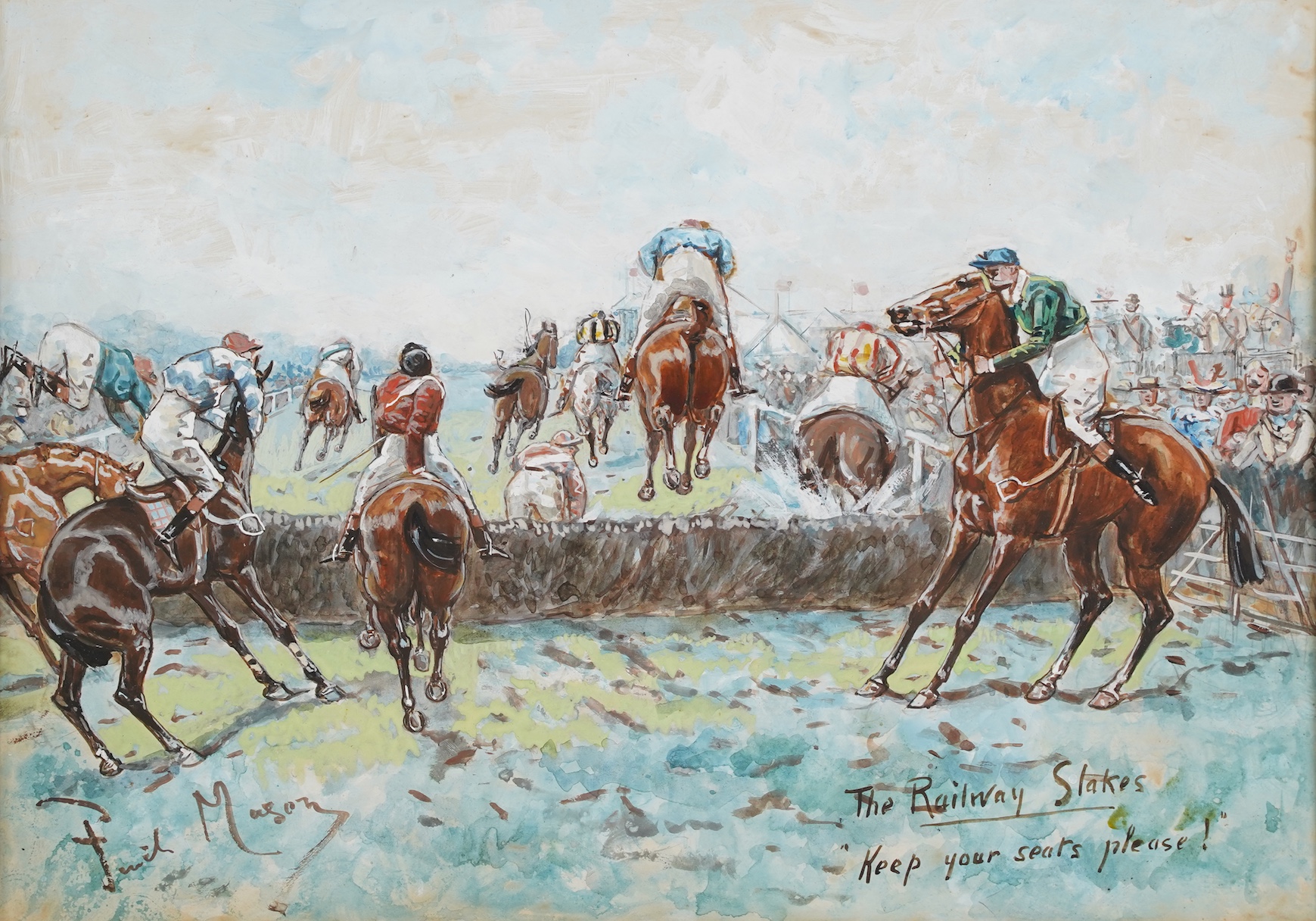 George Finch Mason (1850-1915), 'The Railway Stakes'